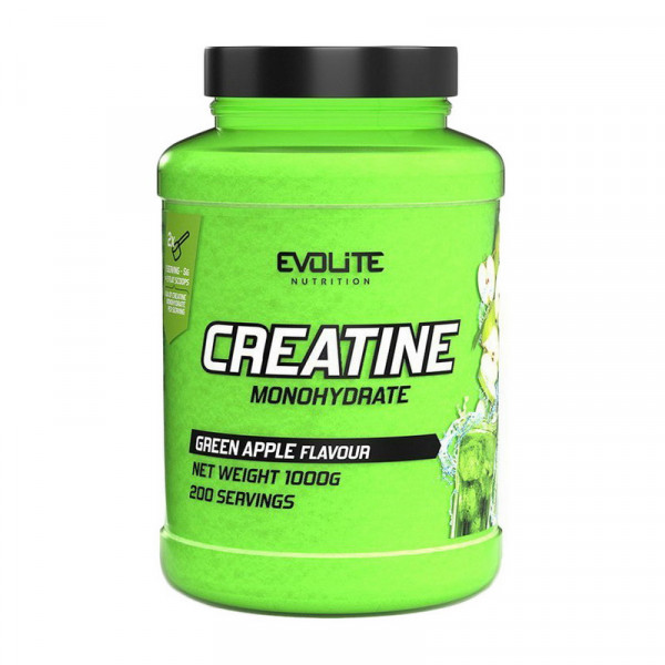 Evolite Nutrition Creatine Monohydrate (1 kg, green apple)