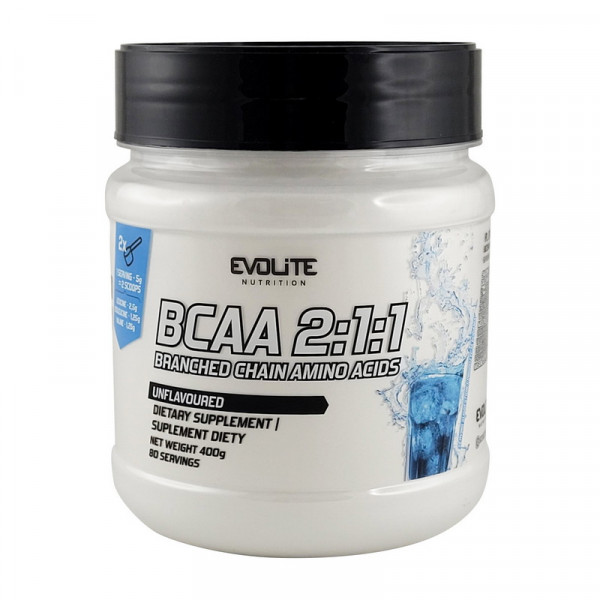 Evolite Nutrition BCAA 2:1:1 (термін до 28.02.2026) (400 g, unflavoured)