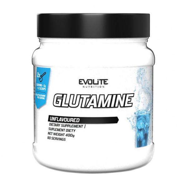 Evolite Nutrition Glutamine (400 g, unflavoured)