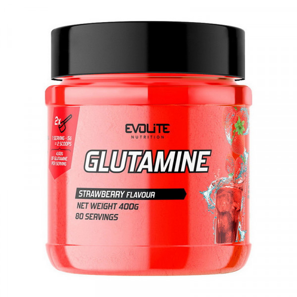 Evolite Nutrition Glutamine (400 g, strawberry)