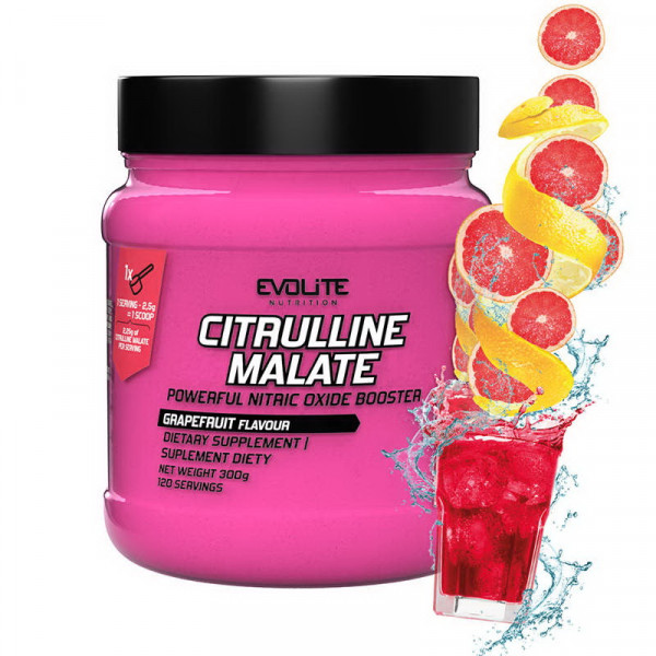 Citrulline Malate (300 g, grapefruit) Evolite Nutrition