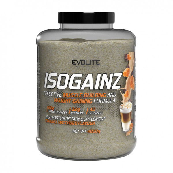 Iso Gainz (4 kg, caramel macchiato) Evolite Nutrition