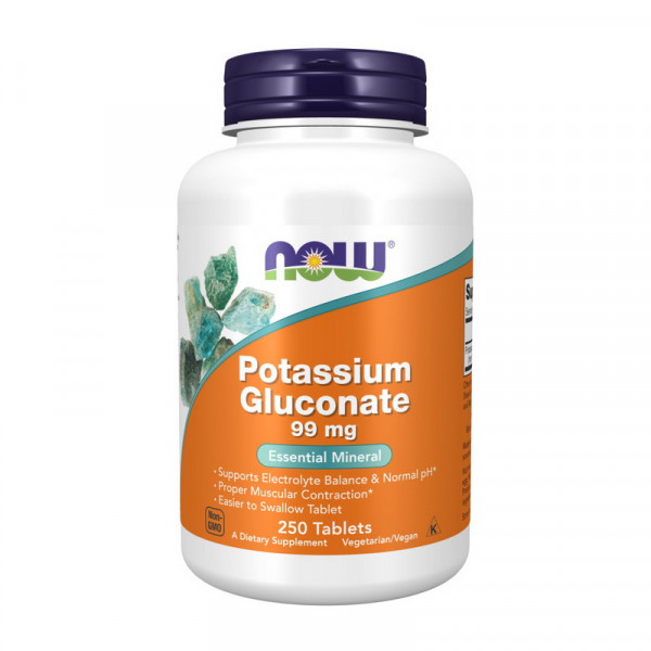 Potassium Gluconate 99 mg (250 tab) NOW