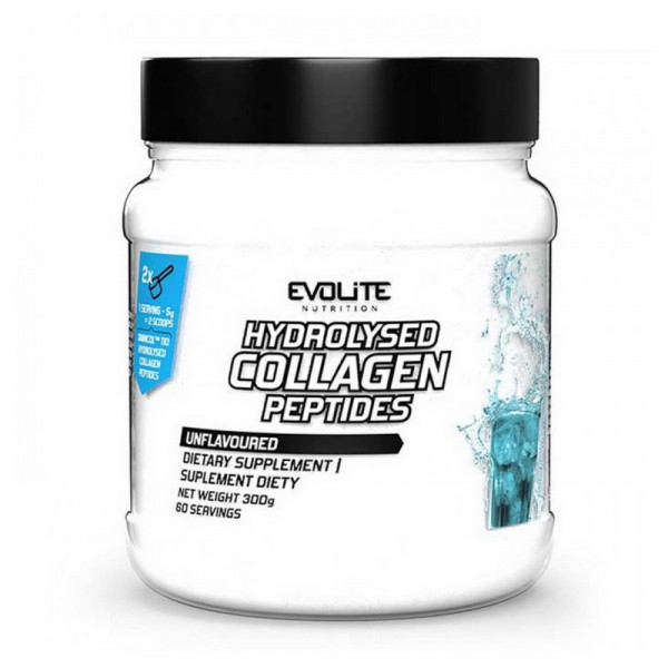 Hydrolysed Collagen Peptides (300 g, unflavoured) Evolite Nutrition