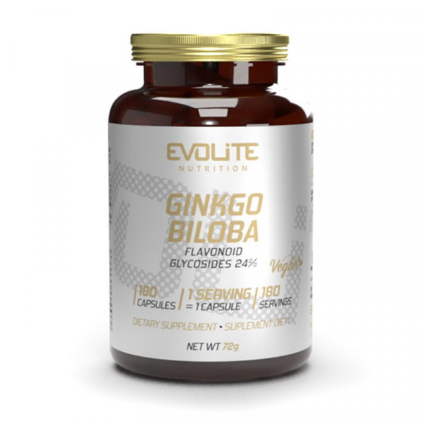 Ginkgo Biloba (180 veg caps) Evolite Nutrition