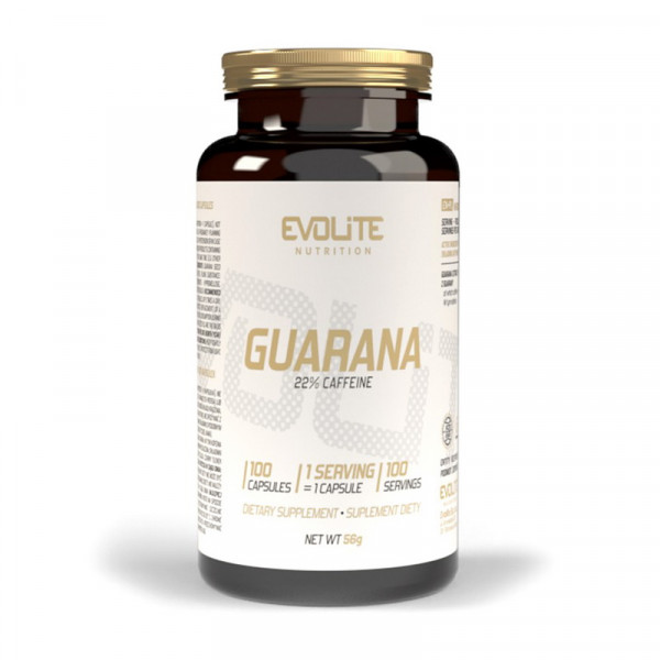 Evolite Nutrition Guarana 22% Caffeine (100 veg caps)