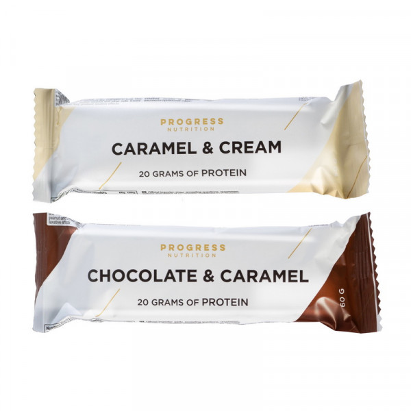 Protein Bar (60 g, chocolate & caramel) Progress Nutrition