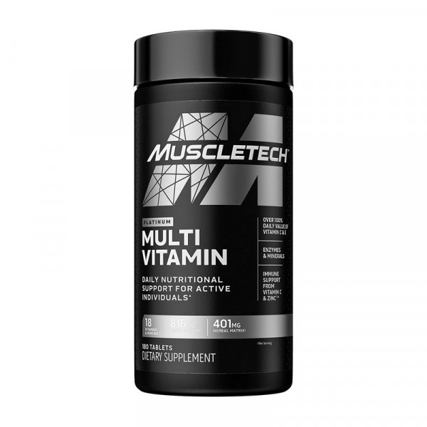 Platinum Multi Vitamin (180 tab) MuscleTech