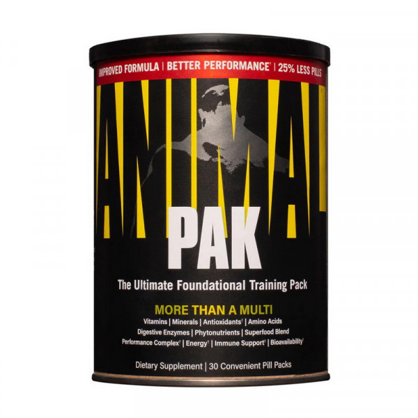 Animal Pak Improved Formula (30 packs) Universal