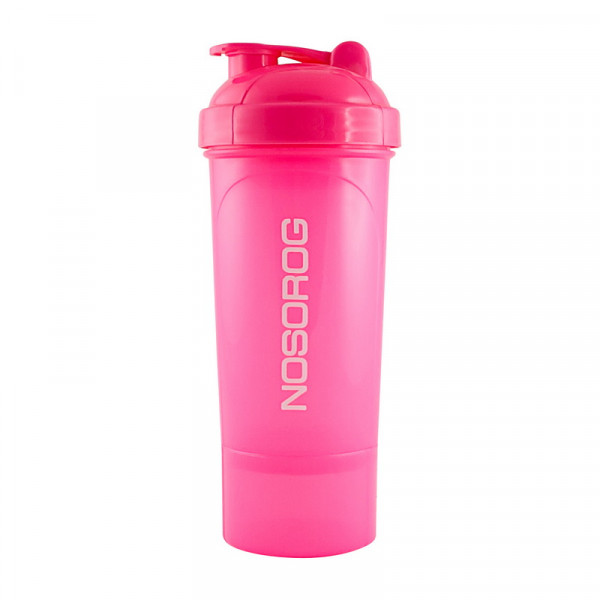 Nosorog Shaker 2 in 1 (350 ml, pink) NOSOROG