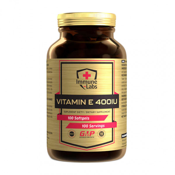 Vitamin E 400IU (100 sgels) Immune Labs