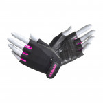 Mad Max Rainbow Workout Gloves Black/Neon Pink MFG-251 (S size)
