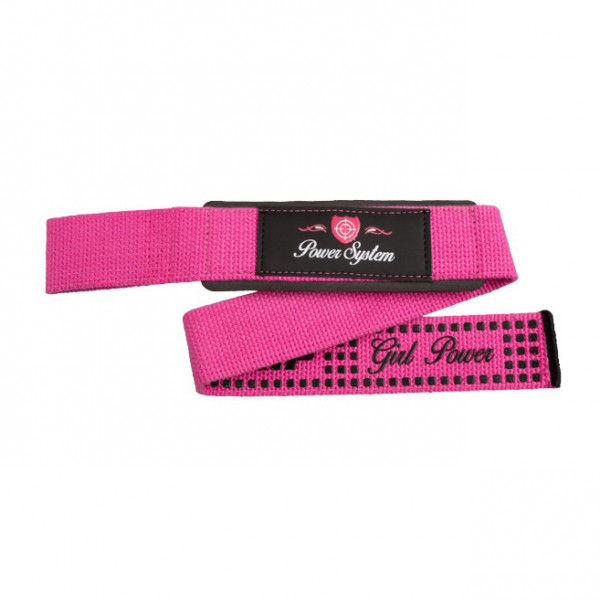 Power System Lifting Straps 3420 Pink