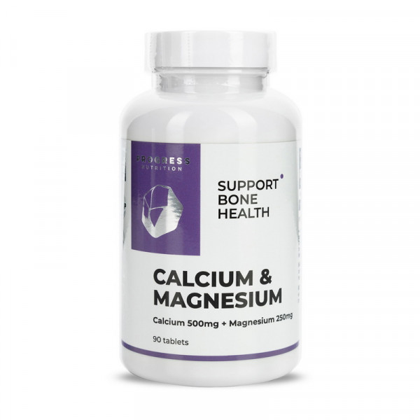 Calcium & Magnesium (90 tabs) Progress Nutrition