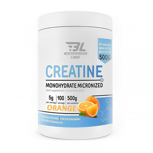 Creatine Monohydrate (500 g, lemon-lime) Bodyperson Labs