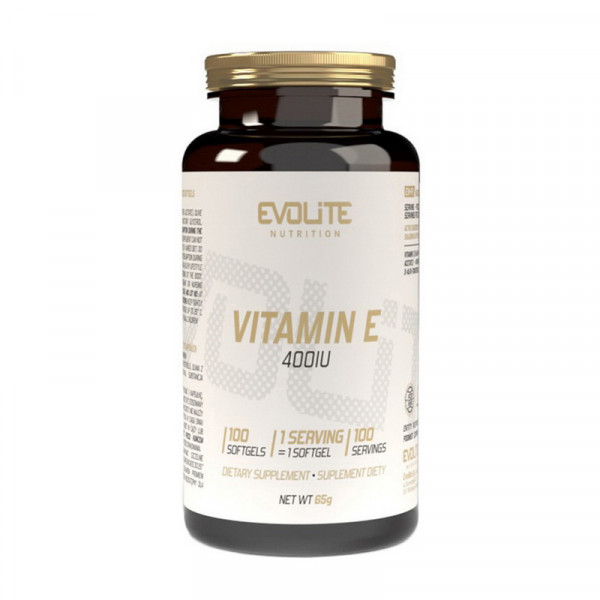 Vitamin E 400IU (100 sgels) Evolite Nutrition