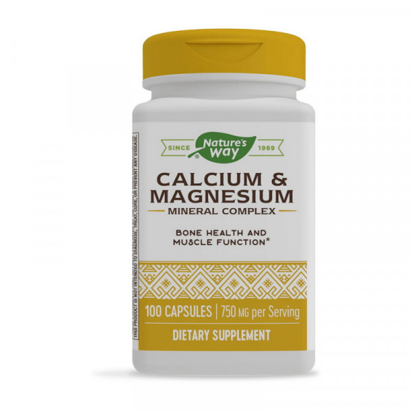 Calcium & Magnesium (100 caps) Nature's Way