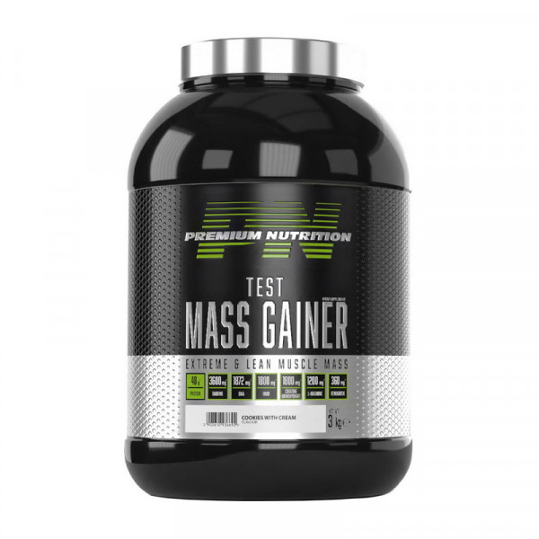 Premium Nutrition Test Mass Gainer (3 kg, cafe frappe)