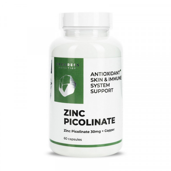 Zinc Picolinate (60 caps) Progress Nutrition