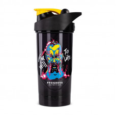 Shieldmixer Shaker The Will To Life (700 ml, black/yellow)