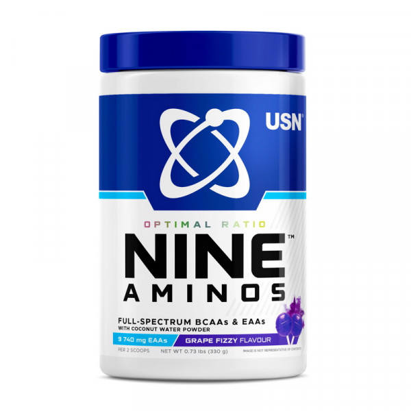 Nine Aminos (330 g, grape fizzy) USN