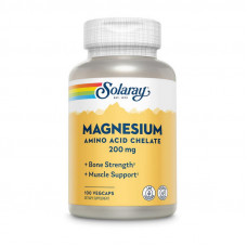 Solaray Magnesium Amino Acid Chelate 200 mg (100 veg caps)