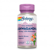 Solaray Ashwagandha 470 mg (60 veg caps)