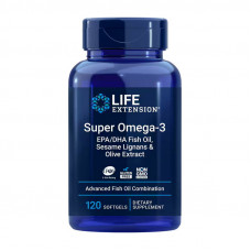 Life Extension Super Omega-3 (термін до 28.08.2025 відкрита банка) (120 sgels)