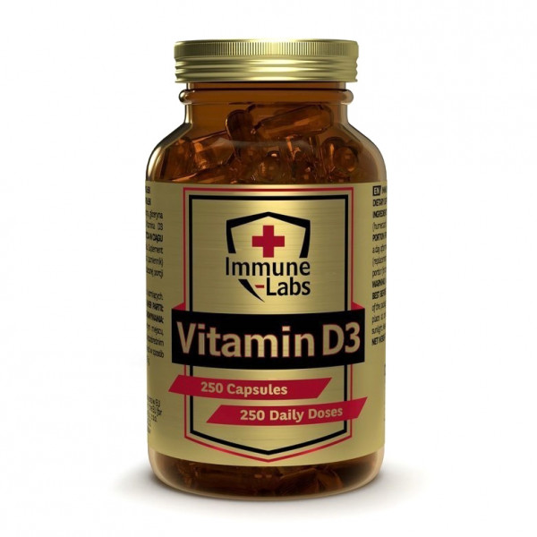 Immune Labs Vitamin D3 2000 IU (250 caps)