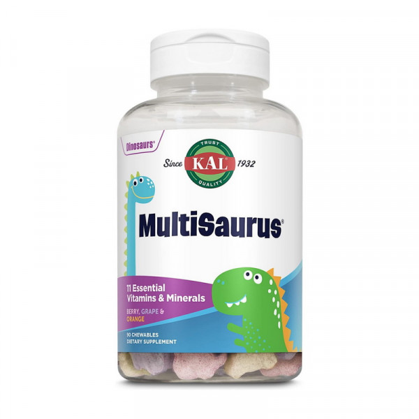 MultiSaurus (90 chewables, berry, grape, orange) KAL