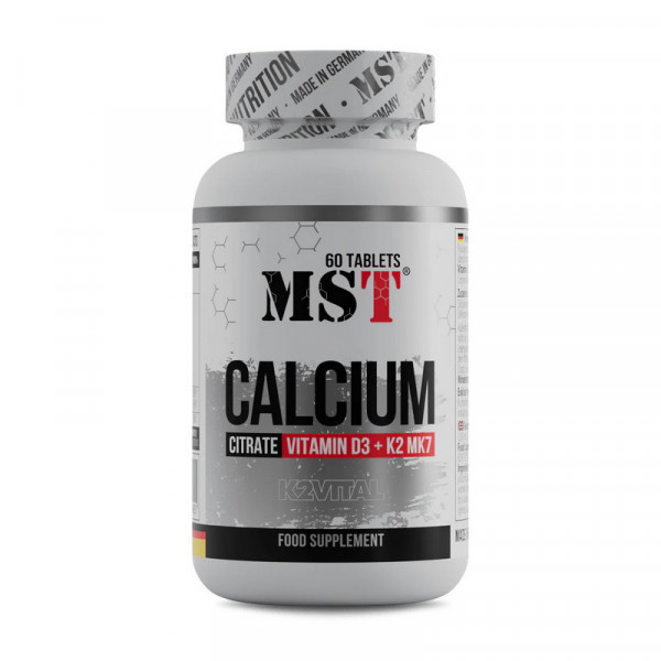 Calcium Citrate Vitamin D3 + K2MK7 (60 tab) MST