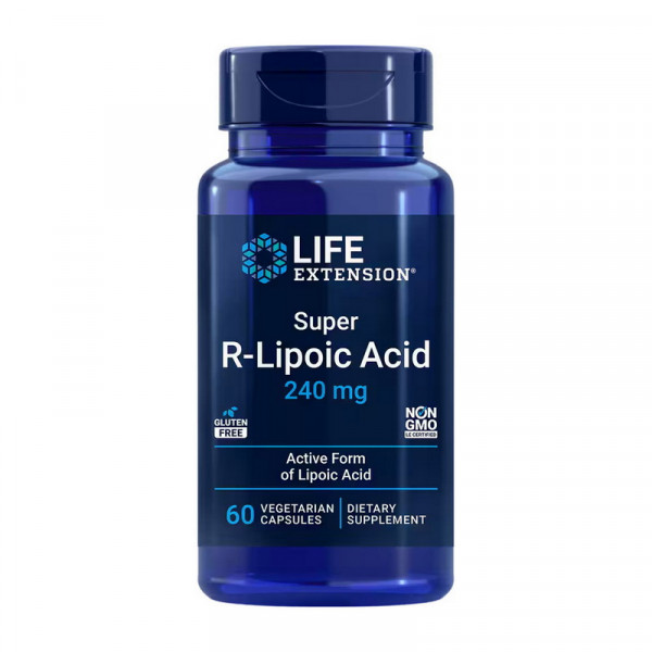 Super R-Lipoic Acid 240 mg (60 veg caps)