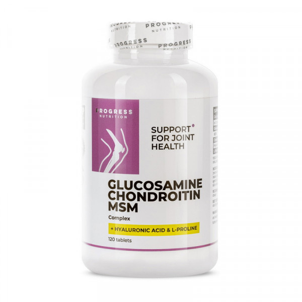 Glucosamine Chondroitin MSM Complex (120 tab) Progress Nutrition