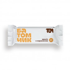 TOM peanut butter Батомчик арахіс з карамеллю (термін до 27.12.2025 мя`тий батончик) (45 g)
