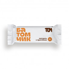 TOM peanut butter Батомчик мигдаль з протеїном (45 g)