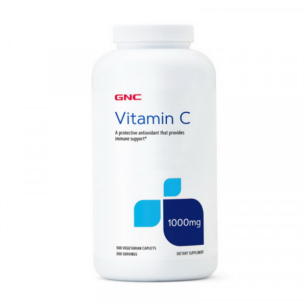 Vitamin C 1000 mg (500 veg caplets) GNC