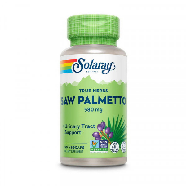 Saw Palmetto 580 mg (50 veg caps) Solaray