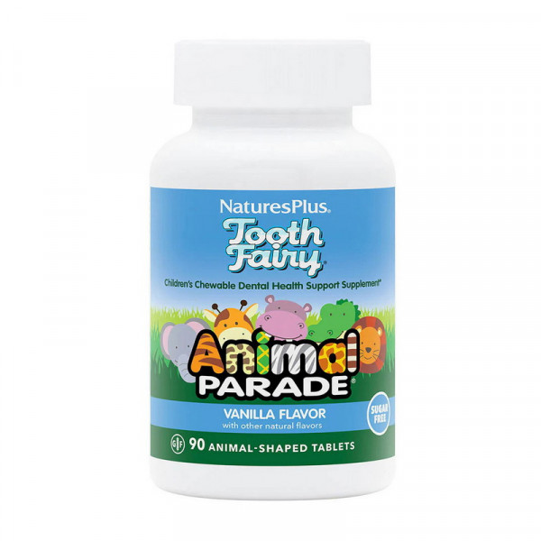 Animal Parade Tooth Fairy (90 animal-shaped tabs, vanilla) Natures Plus