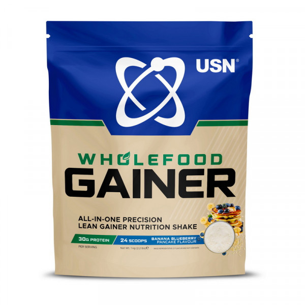 Wholefood Gainer (1 kg, banana blueberry pancake) USN