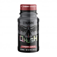 USN Qhush Pre-workout Shot (60 ml, cherry cola)