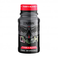 USN Qhush Pre-workout Shot (60 ml, tiger's blood)