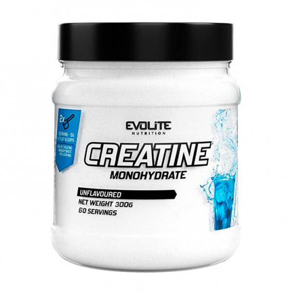 Creatine Monohydrate (300 g, unflavoured) Evolite Nutrition