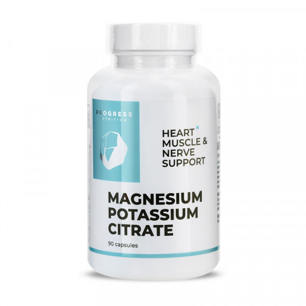 Magnesium Potassium Citrate (90 caps) Progress Nutrition