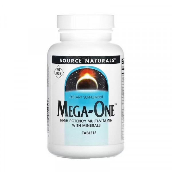 Mega-One No Iron (30 tab) Source Naturals