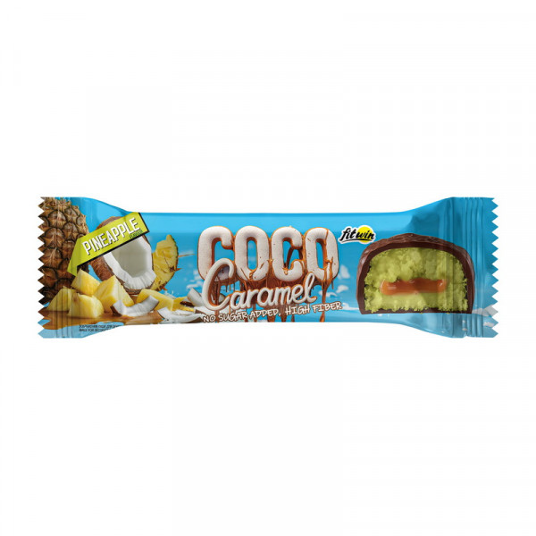 FitWin Coco Caramel No Sugar Added (мя`тий батончик) (40 g, pineapple)