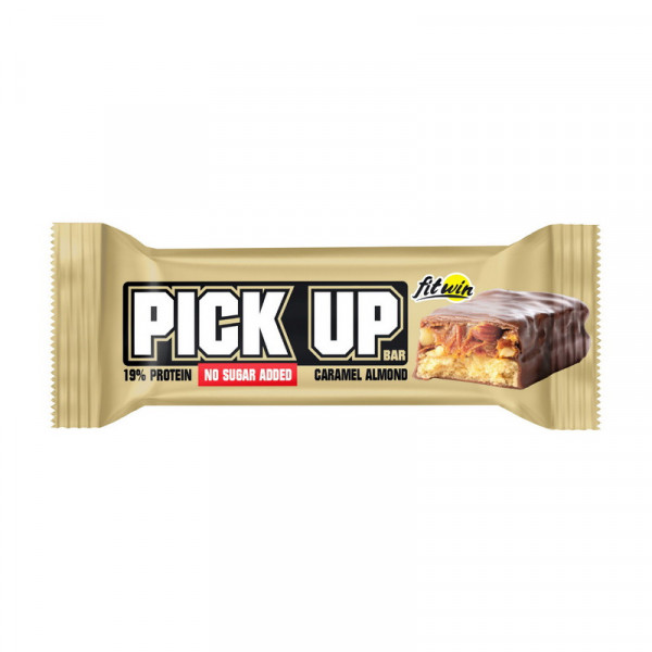 FitWin Pick Up Bar No Sugar Added (термін до 17.09.2025) (45 g, caramel almond)