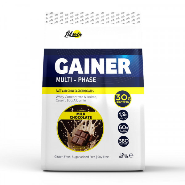 Gainer Multi-Phase (1,5 kg, milk chocolate) FitWin