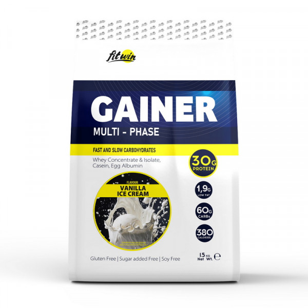 Gainer Multi-Phase (1,5 kg, vanilla ice cream) FitWin