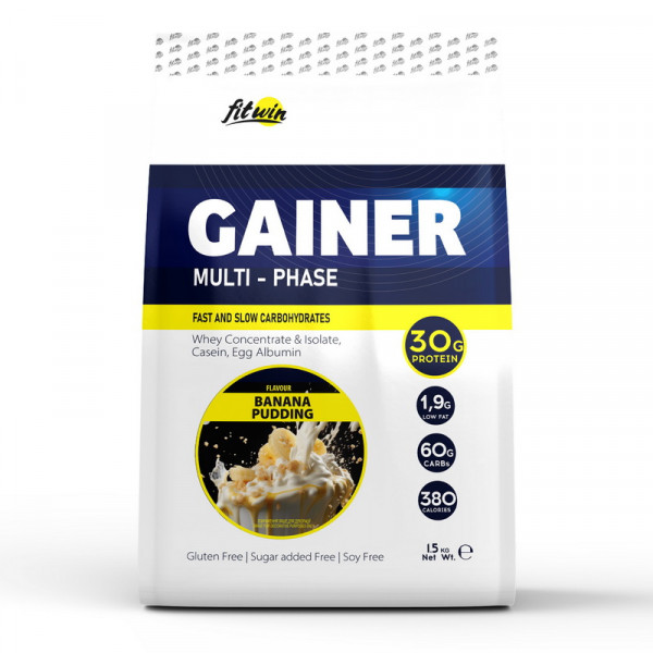 Gainer Multi-Phase (1,5 kg, banana pudding) FitWin