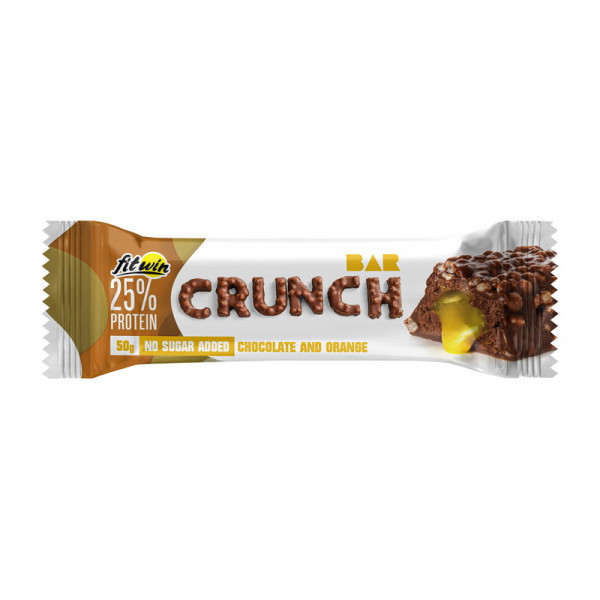 FitWin Crunch Bar No Sugar Added (термін до 16.02.2026) (50 g, chocolate and orange)